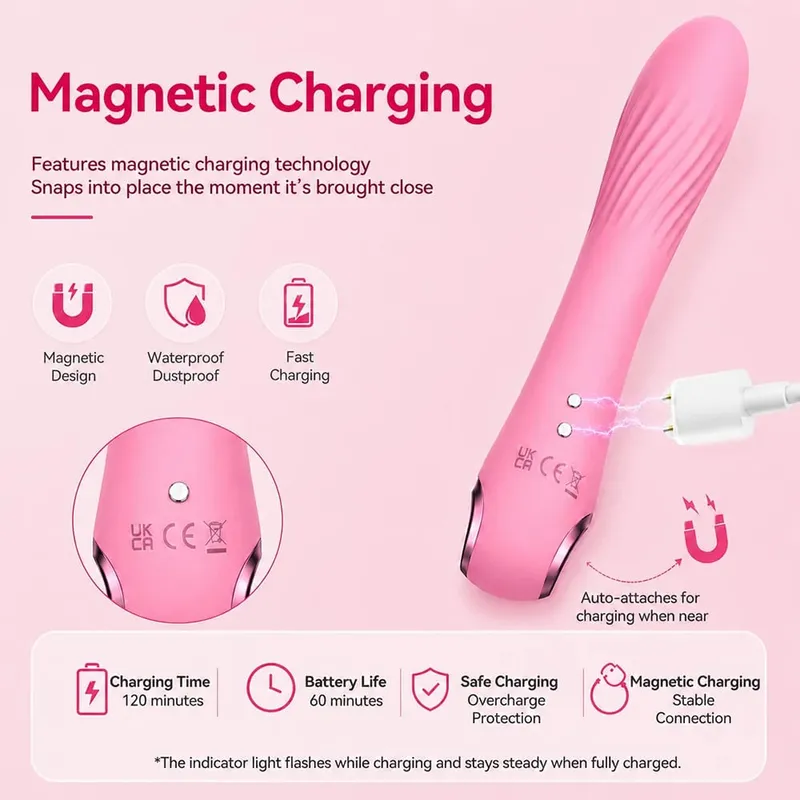 16 Mga Mode ng Electric Pulse Vibrator para sa Babae G Spot Clit Stimulator Vaginal Massage Vibrating Dildo Tahimik na Sex Adult Toy — image 5