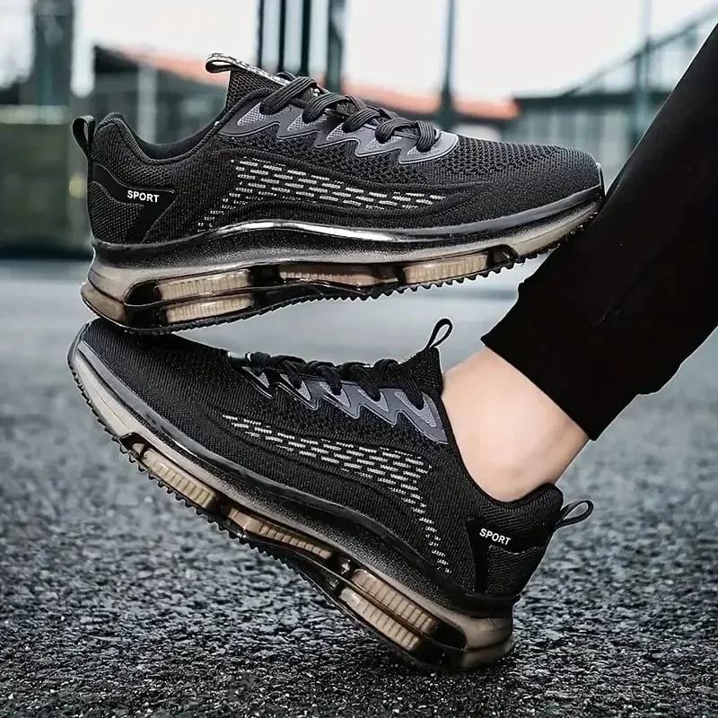 Men Basketball Shoes Platform Sneakers Casual Walking Sports Shoes Leather Trainer Athletic Footwear — image 9