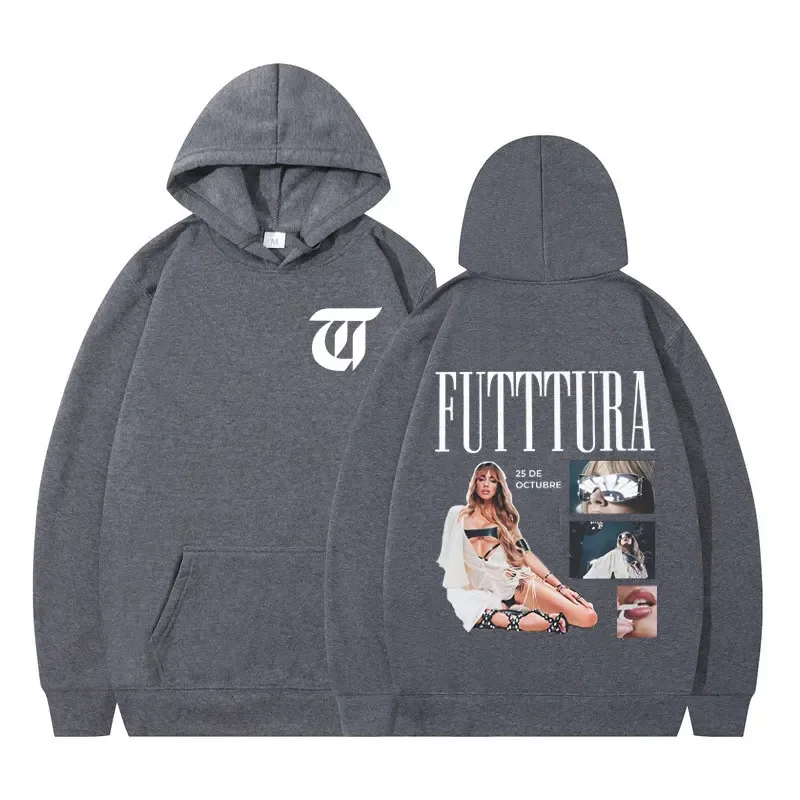 Singer TINI STOESSEL Futtura Album 2025 Tour Vintage Hoodie Men Women Fashion Pullover Casual Oversized Y2k Clothes Sweatshirts — image 4