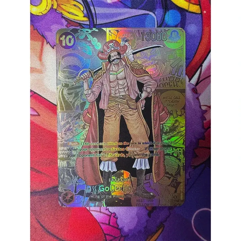ONE PIECE Roronoa Zoro Monkey D. Luffy כרטיס אוסף תוצרת בית בגרסה יפנית אנגלית צעצועים מתנת יום הולדת לחג המולד — image 5
