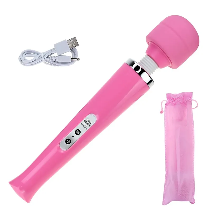 Erotic Toy 10 Speeds Big Size AV Rod Stick Vibrator Powerful Body Massager Sexy Sex Toys for Women Clit Stimulator Magic Wand — image 10