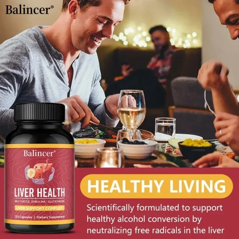 Liver Cleansing Detox Capsules Health Liver Support Colon Cleansing Repair Natural Herbal with Dandelion Milk Thistle — image 5