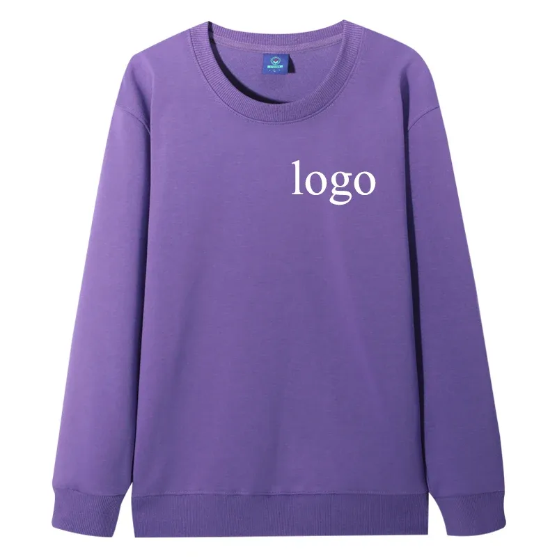 Customized Round Neck 60% Cotton Hoodies Men Fashion Printed Loose Long Sleeve Pullover Women Personality Streetwear Sweatshirts — image 14