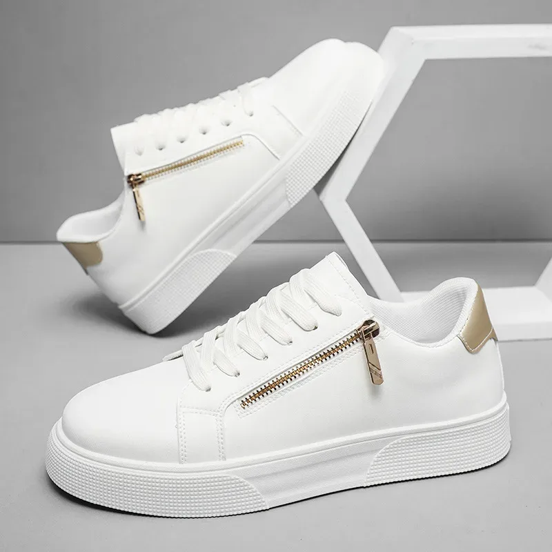 plus Size Men's Casual Work Shoes 2026 Spring Autumn Fashionable Versatile Youth Board Shoes Comfortable Slip-On Office Footwear — image 5
