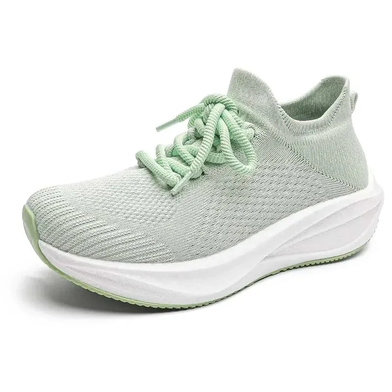 Men Women Summer Mesh Walking Shoes Breathable Lightweight Sock Sneakers Casual Sports Shoes Large Size Couple Style — image 12