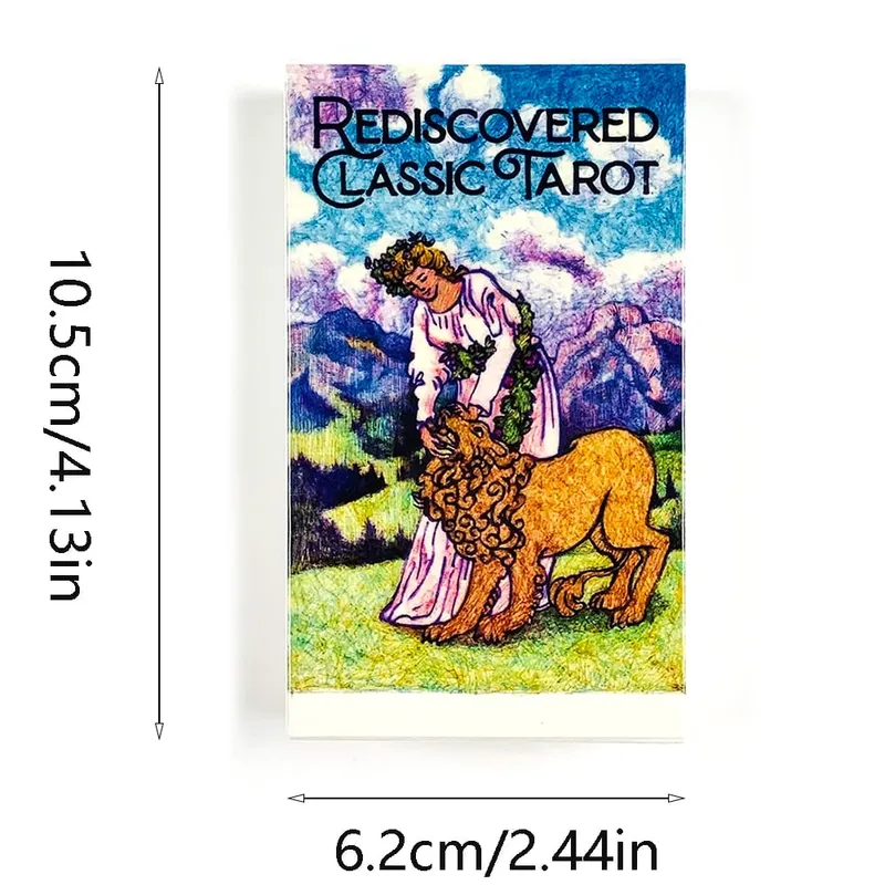 Rediscovered Classic Tarot Cards 78 Card Vintage Art Style English Edition Divination Board Game Perfect for Spiritual Practice — image 6