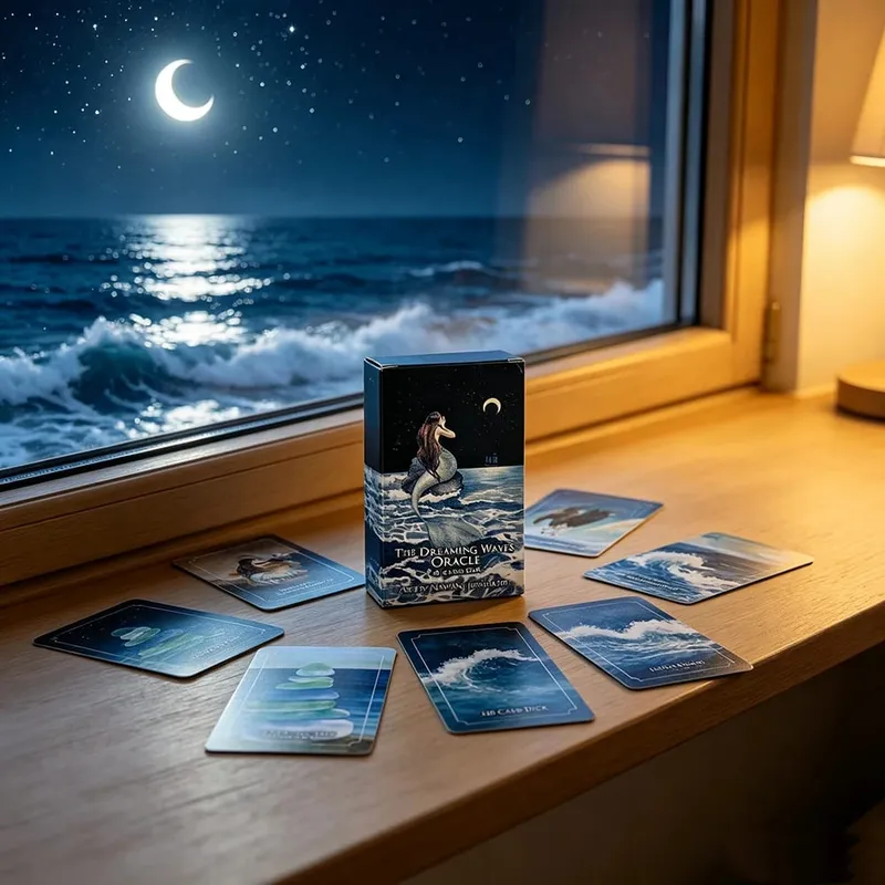Dreaming Waves Oracle Cards 60 Cards Deep Emotional Guidance Cards Game Perfect for Emotional Healing & Intuitive Reading — image 4
