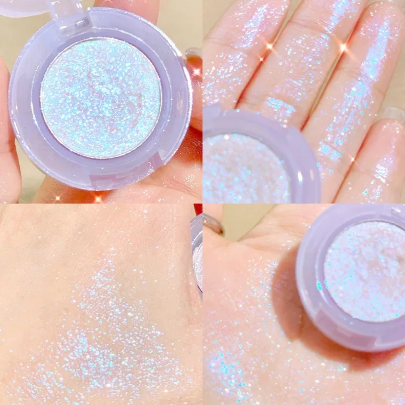 Diamond Glitter Monochrome Eyeshadow Palette Sequins Pearlescent Highlighter Powder Makeup Brighten Shiny Eyes Makeup Cosmetics — image 7