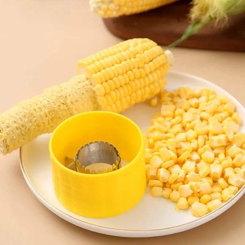 Corn Stripper Peeler Cob Cutter Thresher Corn Stripper Fruit Vegetable Tools Cooking Tools Kitchen Accessories Cob Remover — image 7