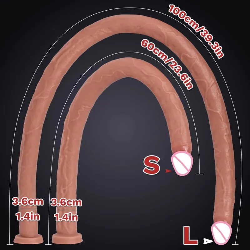 Extra Long Realistic Dildos G Spot Stimulation Deep Touch Penis Vagina Anal Dildo Dick Adult Sex Toys for Women Men Butt Plug — image 6