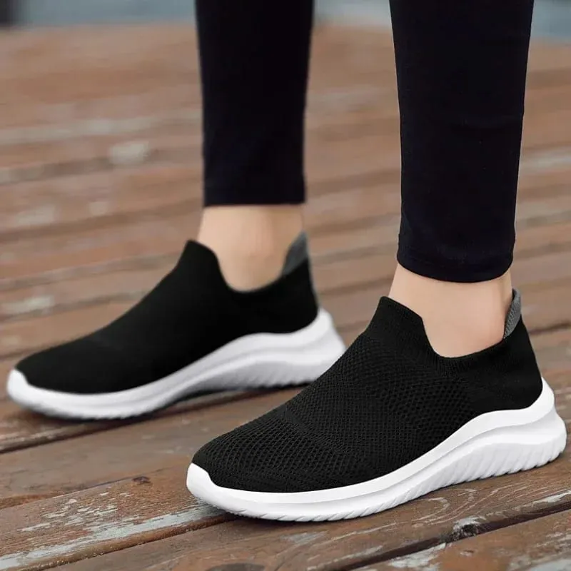 ผู้ชายรองเท้าผ้าใบรองเท้าสบายๆUnisex Soft Sole Slip-On Vulcanizedรองเท้าLoafersน้ำหนักเบาPlusขนาดรองเท้าผู้ชายTenis hombres — image 4