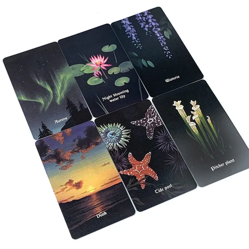 New Nocturna Oracle Deck A 48 Pcs Oracle Cards Mystical Artwork Durable & Portable Perfect For Spiritual Guidance & Collectors — image 5
