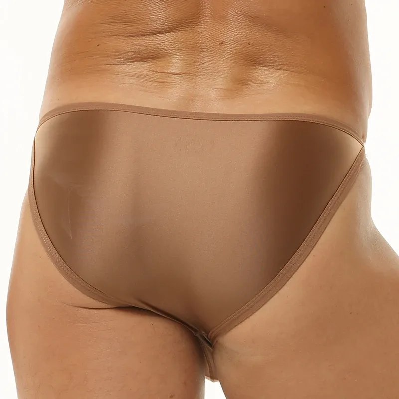Men's Silky Ice Silk Briefs Smooth Low Rise Stretch 3D Pouch Support Breathable Daily Underwear — image 8