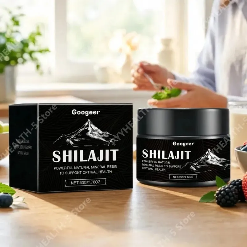 Googeer Shilajit Resin Paste Energy Vitality Support for Men & Women Vegan Non-GMO 50g Daily Supplement — image 1