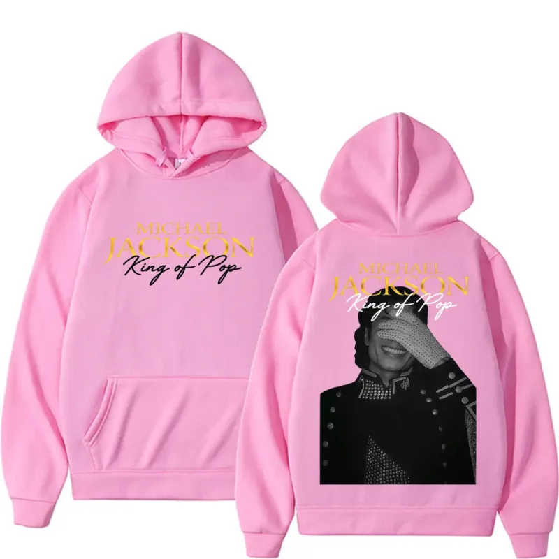 Michael Jackson King of Pop Hip Hop Style Hoodies Men Women Harajuku Streetwear Vintage Sweatshirt High Quality Fleece Pullovers — image 10