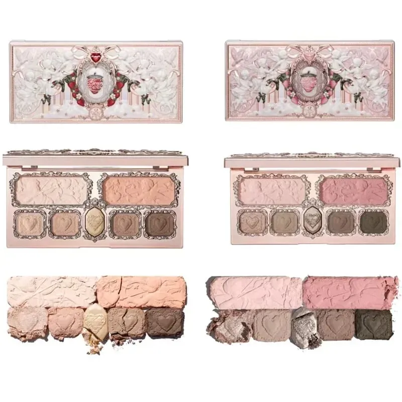 Flower Knows ALL IN ONE Makeup Kit Full Professional Face Palette Blush Eyeshadow Lip Cream Solid Perfume Sets