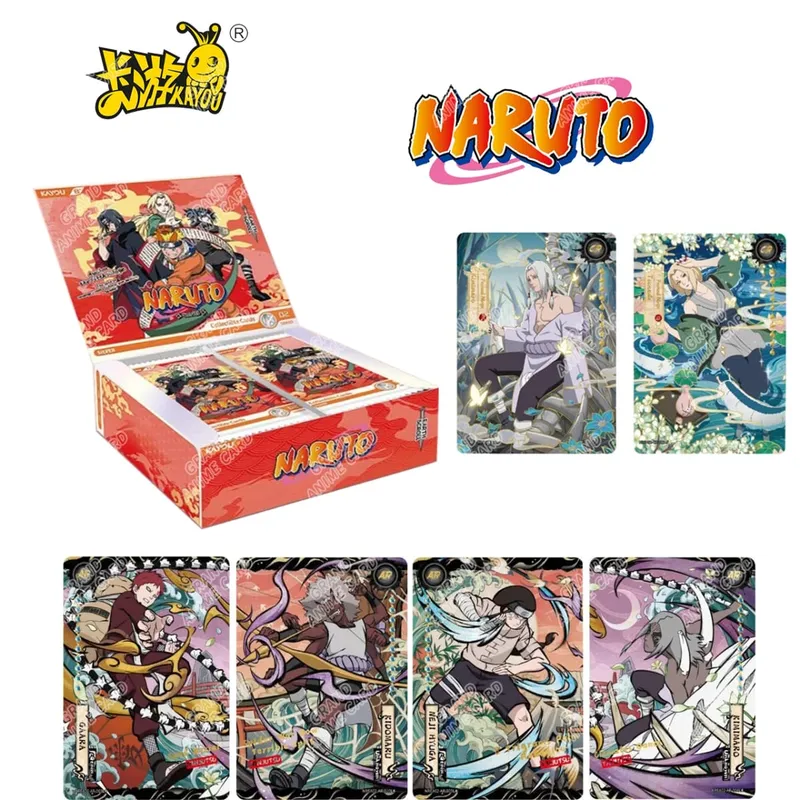 Genuine Naruto T4W8 JIN1 JIN2 SEA English Version Global Version Booster Box Anime TCG Rare CR Ninja World Collection Card — image 2