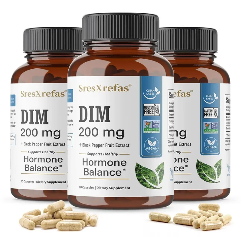DIM Supplement 200mg Unisex Menopausal Support Antioxidant Support Promotes Overall Health — image 10