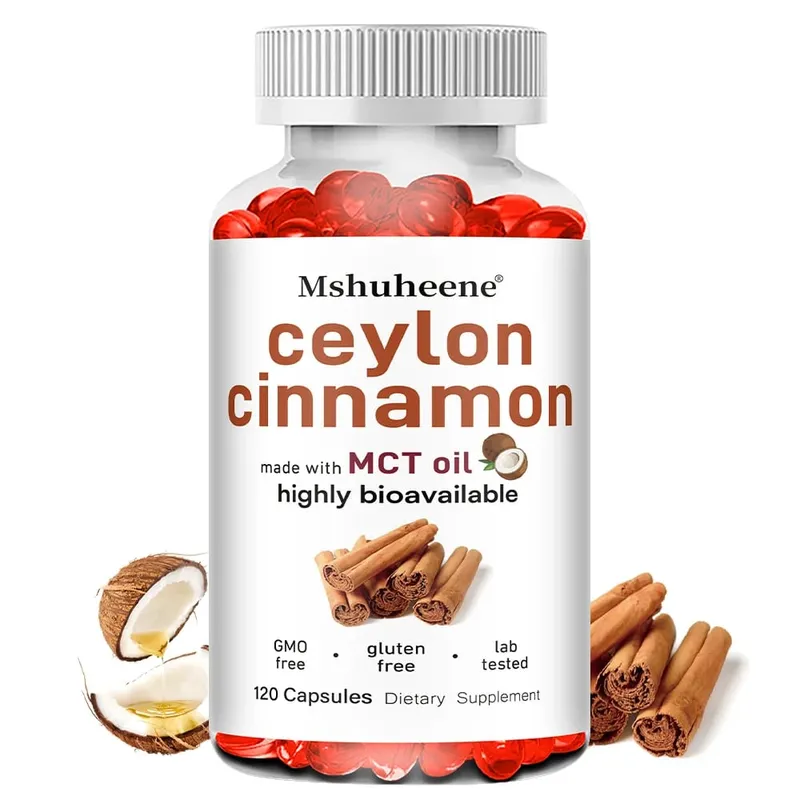 Organic Ceylon Cinnamon Capsules 600mg High Potency Supports Antioxidant Immune Energy Heart Joint Bone & Digestive Health — image 2