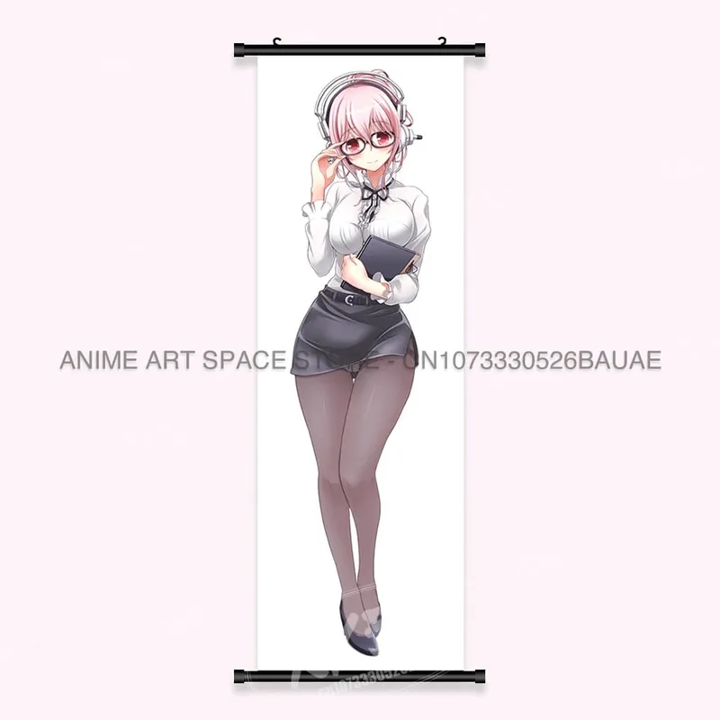 Video game Wall Artwork Canvas Scrolls Picture Anime Movie Role Poster Hanging Painting Print Home Decoration For SUPER SONICO