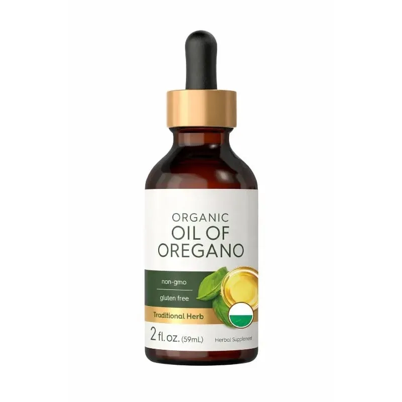 น้ำมันออริกาโนอินทรีย์หยดของเหลวมังสวิรัติอาหารเสริมสมุนไพรสุขภาพ Non-GMO ปราศจากกลูเตนทุกวันโภชนาการสนับสนุน 60ml ต่อขวด