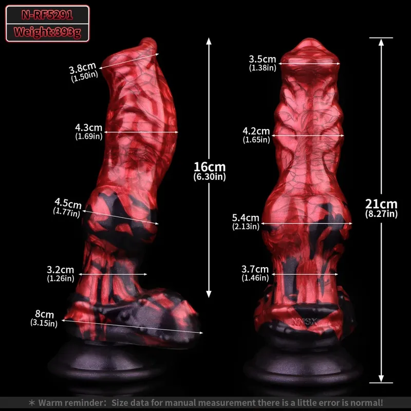 Silicone Horse Dildo Long Penis Anal Plug Huge Knot G-spot Vaginal Stimulator with Suction Cup Adult Sex toy for Women Men — image 27
