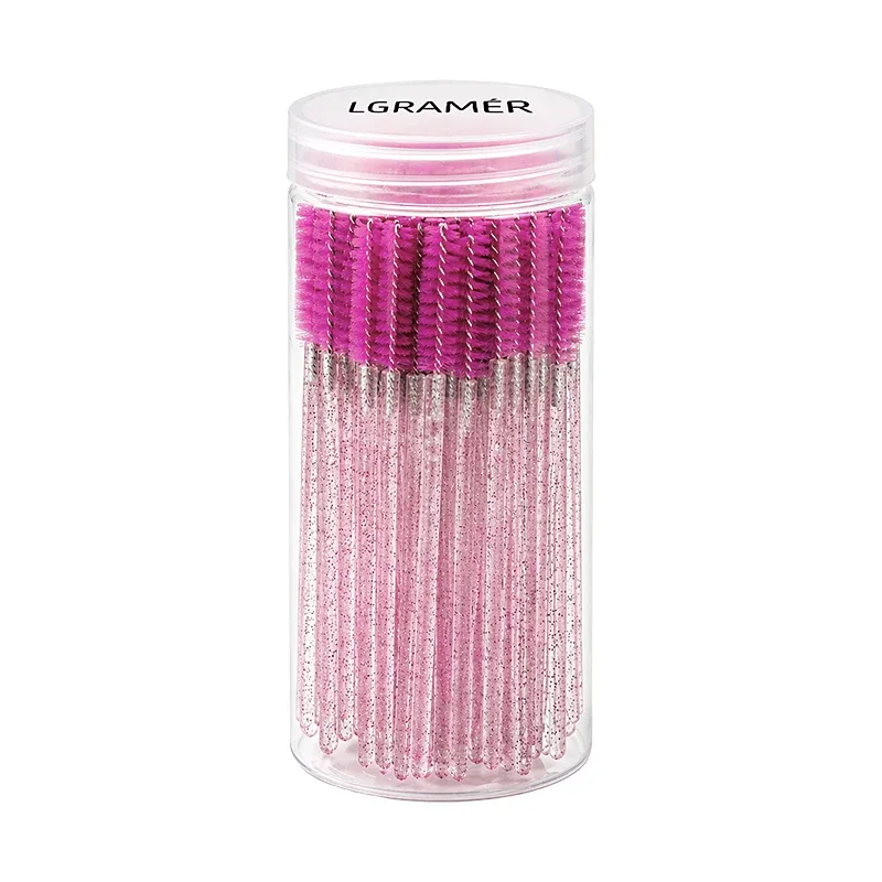50/100 pcs Eyelash Extension Brush Disposable Eye Lashes Make Up Brushes Mascara Wand Applicator Multiple Colors Makeup Tools