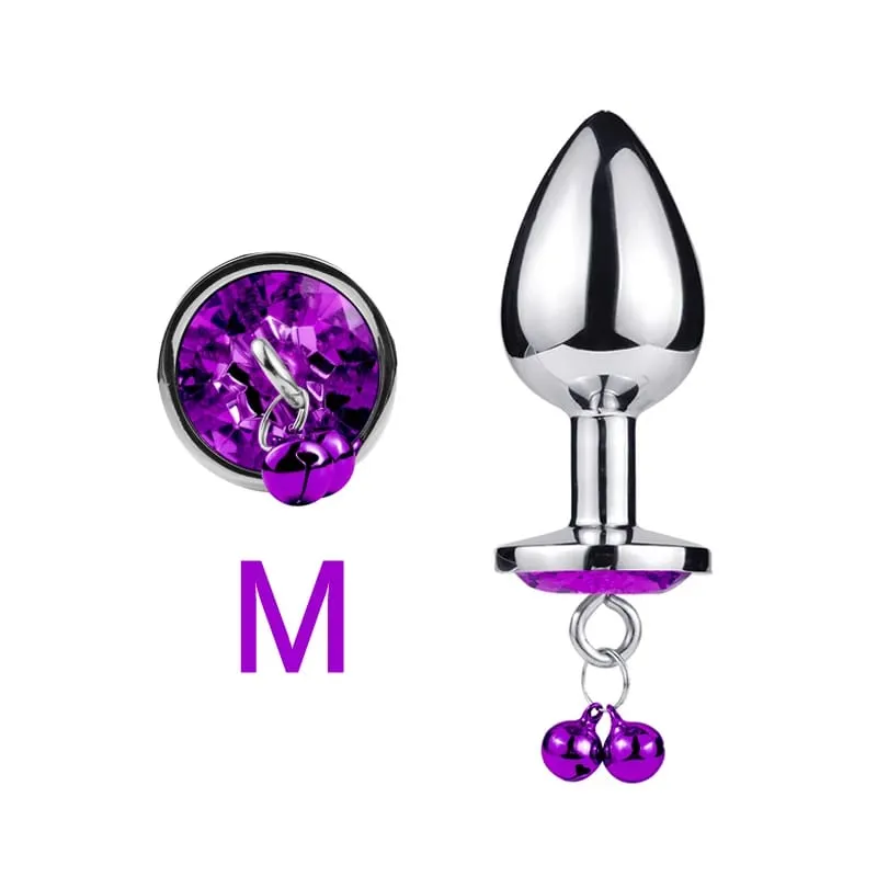 3 Sizes Metal Bell-shaped Anal Plug Traction Chain Anal Massage Prostate Stimulation Massage Tools Adult Sex Toys For Couples — image 18