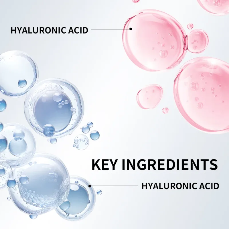 Lakerain Asam Hyaluronic Bibir Instan Menepuk Bibir Minyak Garis Bibir Pengurangan Perawatan Bibir Esensi Lip Gloss Wanita Pelembab Warna Bibir — image 4