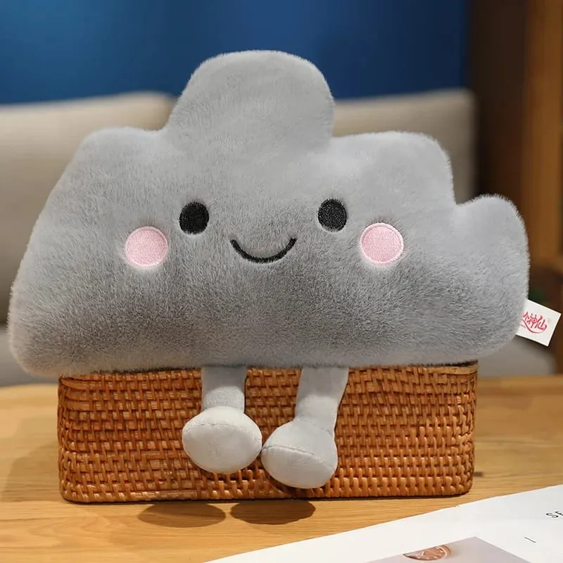 New Cartoon Weather Series Plush Toys Cute Sun Lightning Cloud Raining Pendant Doll Funny Weather Forecast Game Props Home Decor