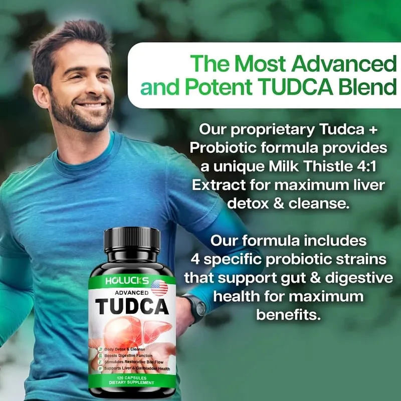 Complex 2000mg with Milk Thistle & 10B Probiotics & Pterostilbene for Liver Support Detox Digestion 120 Capsules