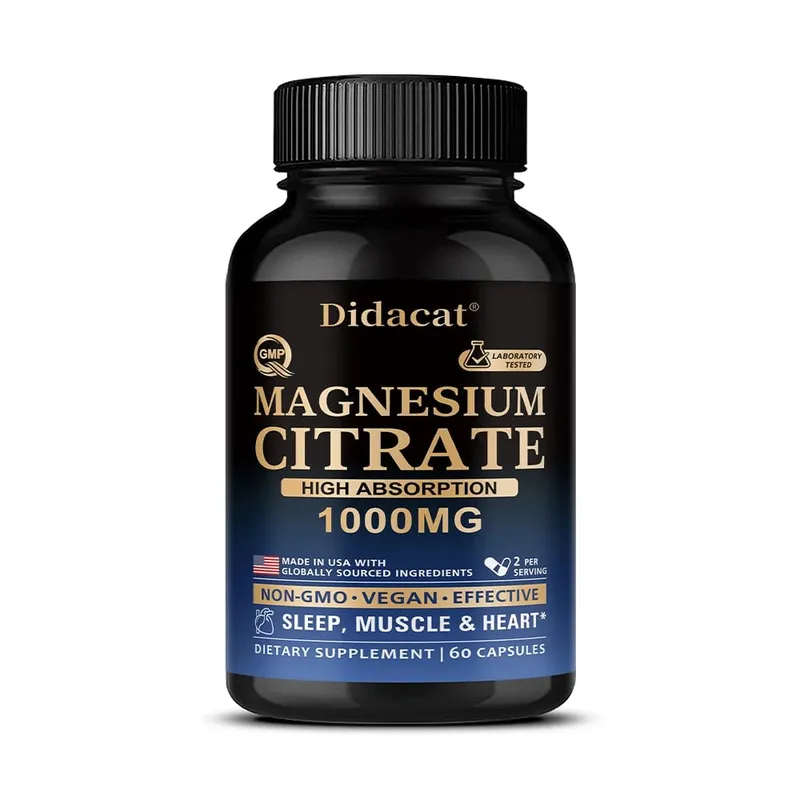 Magnesium Citrate - Max Absorption & High Potency Magnesium Complex Supplement for Heart Muscle Nerve Bone Health — image 9