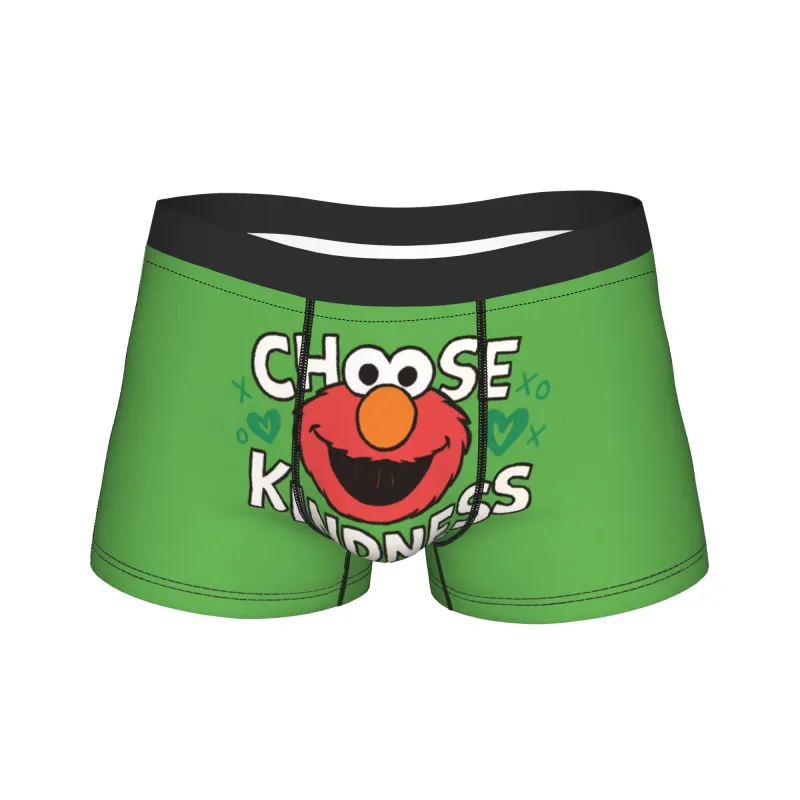 S-Sesames Streets Tango Elmo & Grover Underwear Men Shorts Briefs Funny Boxershorts Quality Customs Oversize Panties — image 9
