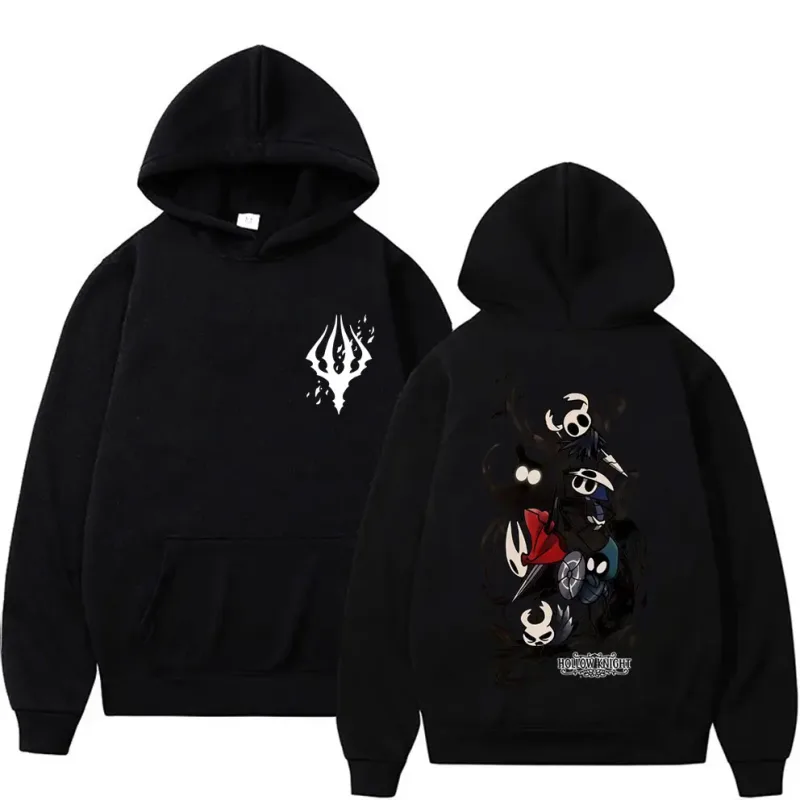 Game Hollow Knight Hoodie Male Fashion Streetwear Men Women Clothing Casual Oversized Hoodies Unisex Retro Otaku Lovers Pullover — image 1