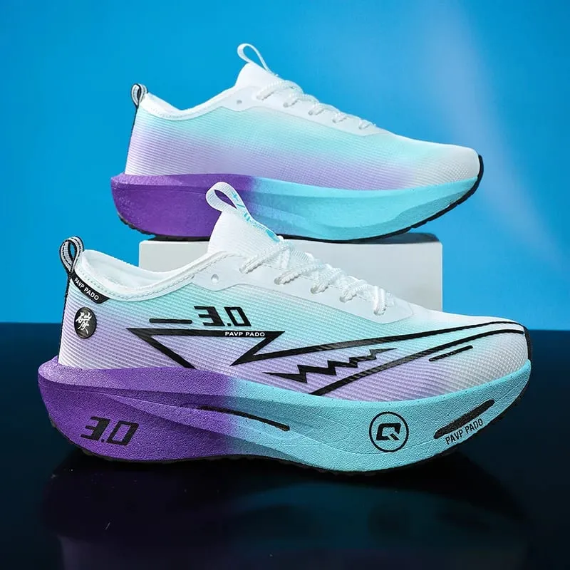 Men Running Shoes Carbon Board Marathon Speciality Sports Breathable Lightweight Women's Comfortable Athletic Sneakers