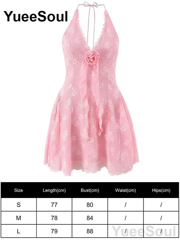 Pink Women's Dress Elegant Evening Birthday Party Female Dresses 2026 Summer New Sweet Cute Y2K Casual High Street Lolita Dress — image 26