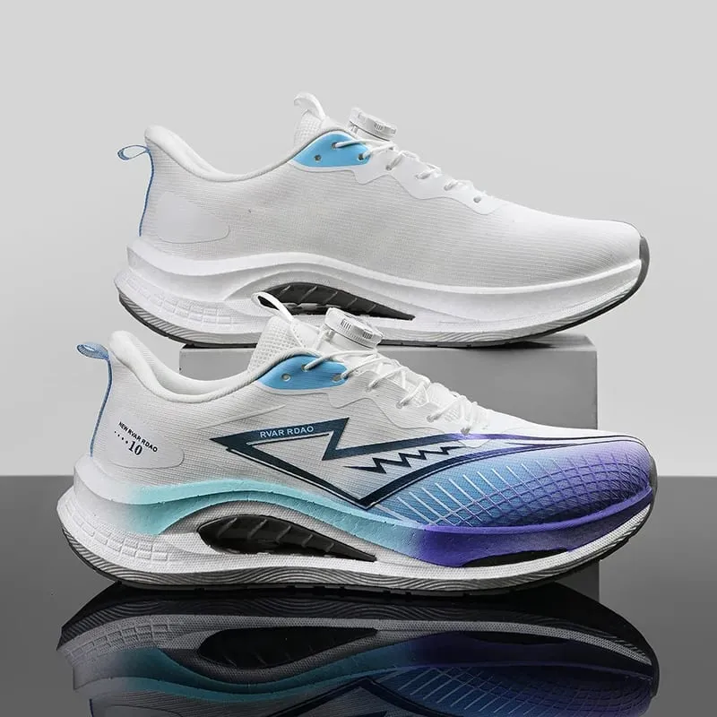Men Sports Running Shoes Marathon Air Cushion Breathable Lightweight Comfortable Women Outdoor Athletic Jogging Tenis Sneakers — image 12