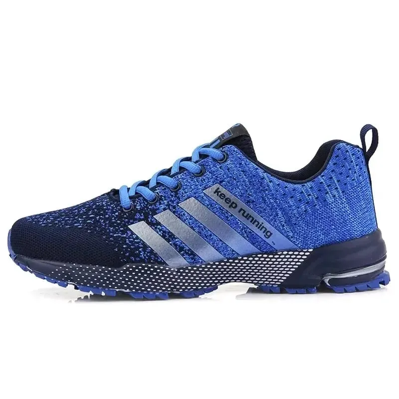 Best Seller! Men's Trendy Knitted Running Shoes Breathable Light Sneakers Anti-Slip Outdoor Casual Mens Shoes Zapatillas Hombre — image 8