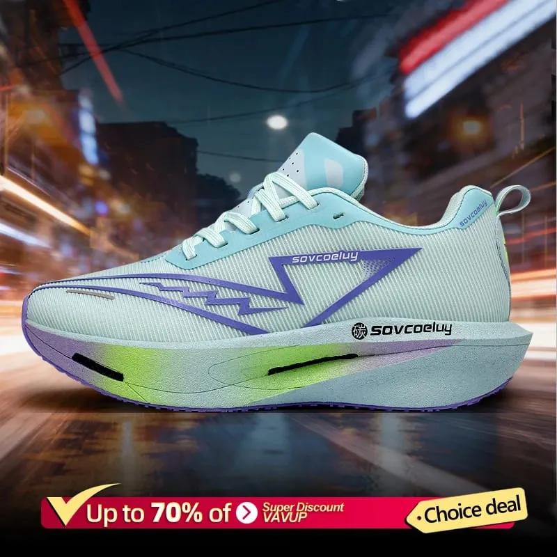 2026Marathon Carbon Board Men Running ShoesSpeciality Sports Breathable Lightweight Women's Comfortable Athletic Chunta Sneakers — image 4