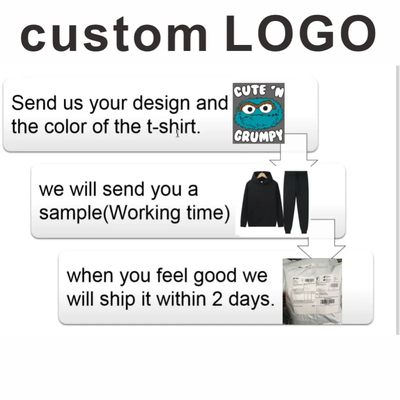 Men's Autumn/Winter New Solid Color Hoodie + Pants Two-Piece Set, Stylish Casual Sports Suit with Custom Printed Logo — image 25