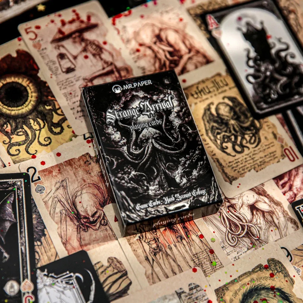 For Cthulhu Mythos Playing Cards High-Value Monster Illustrated Cards for Friends' Gatherings Board Game Cards Poker Cards