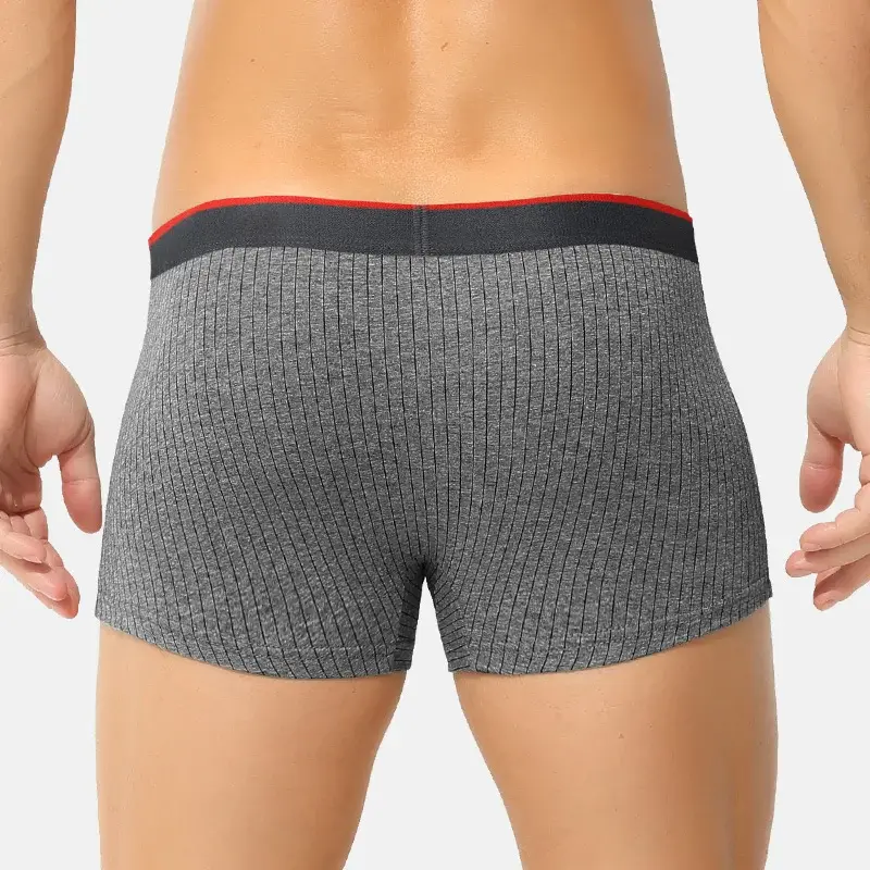 3PC Herrenunterwäsche Baumwolle Boxer Jugend Plus Größe kurze Shorts Jungen Boxershorts Kopf Sommer dünne Unterhosen — image 2