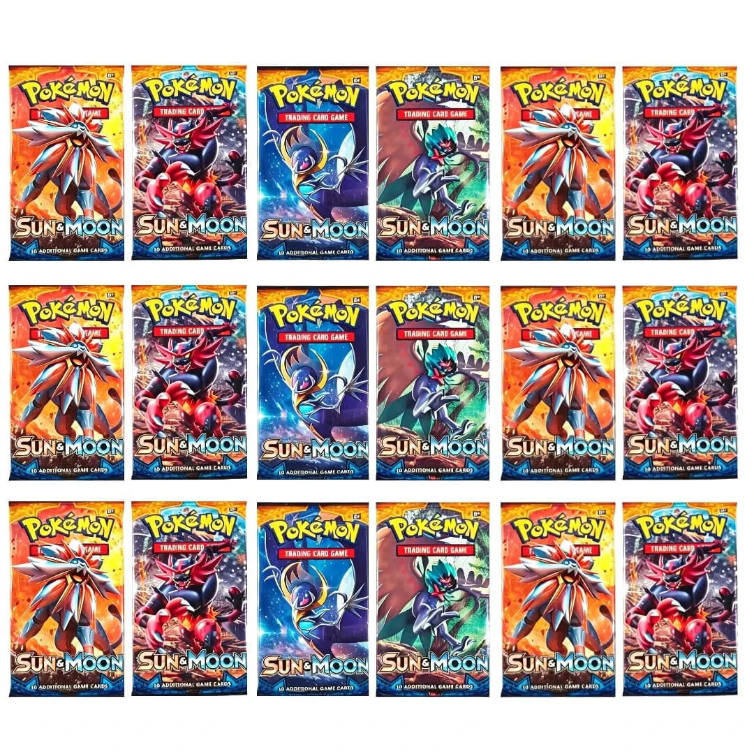 Pokemon TCG SUN & MOON Booster Box 36 Packs English Sealed Display Box Collectible Trading Card Game for Kids gift — image 8