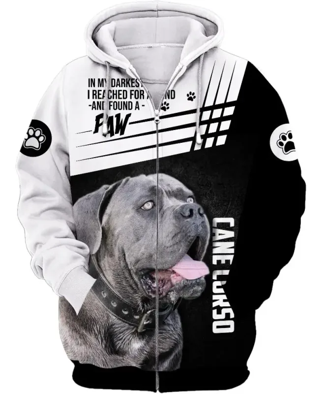 New Cane Corso Dog 3D Print Zipper Hoodies Streetwear Men Women Casual Hooded Sweatshirts Oversized Tracksuit Coat Man Clothing — image 6