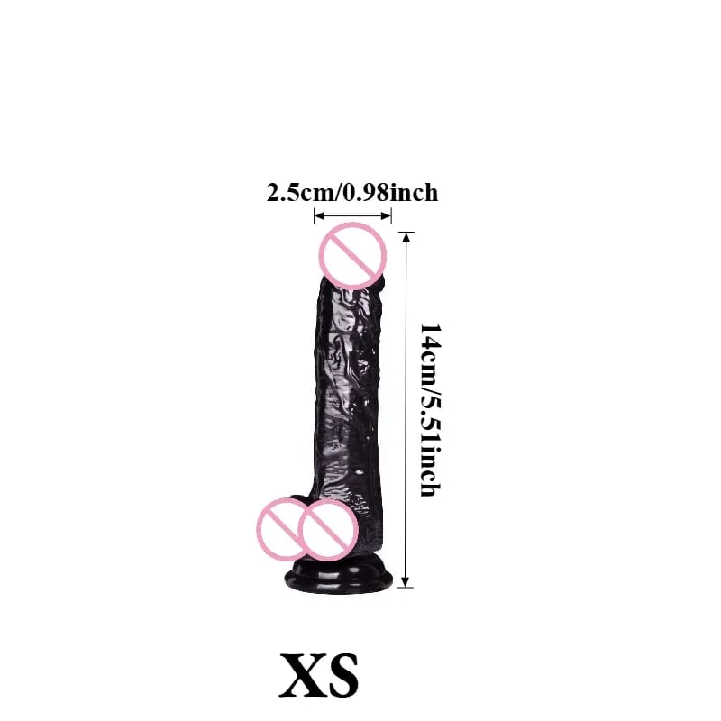 Impermeabile Realistico Nero Dildo Masturbatori Anal Gay Morbido Clitoride Massaggiatore Vaginale Pene Ventosa Cazzo Giocattoli Del Sesso per Le Donne — image 10