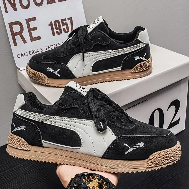 Casual Shoes Men's Sports Shoes Summer Casual Thick Soled Men's Shoes Soft and Comfortable Non-slip Outdoor Fashion Board Shoes — image 3