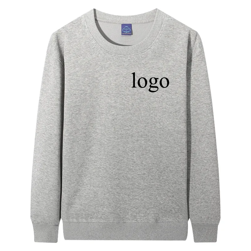 Customized Round Neck 60% Cotton Hoodies Men Fashion Printed Loose Long Sleeve Pullover Women Personality Streetwear Sweatshirts — image 9