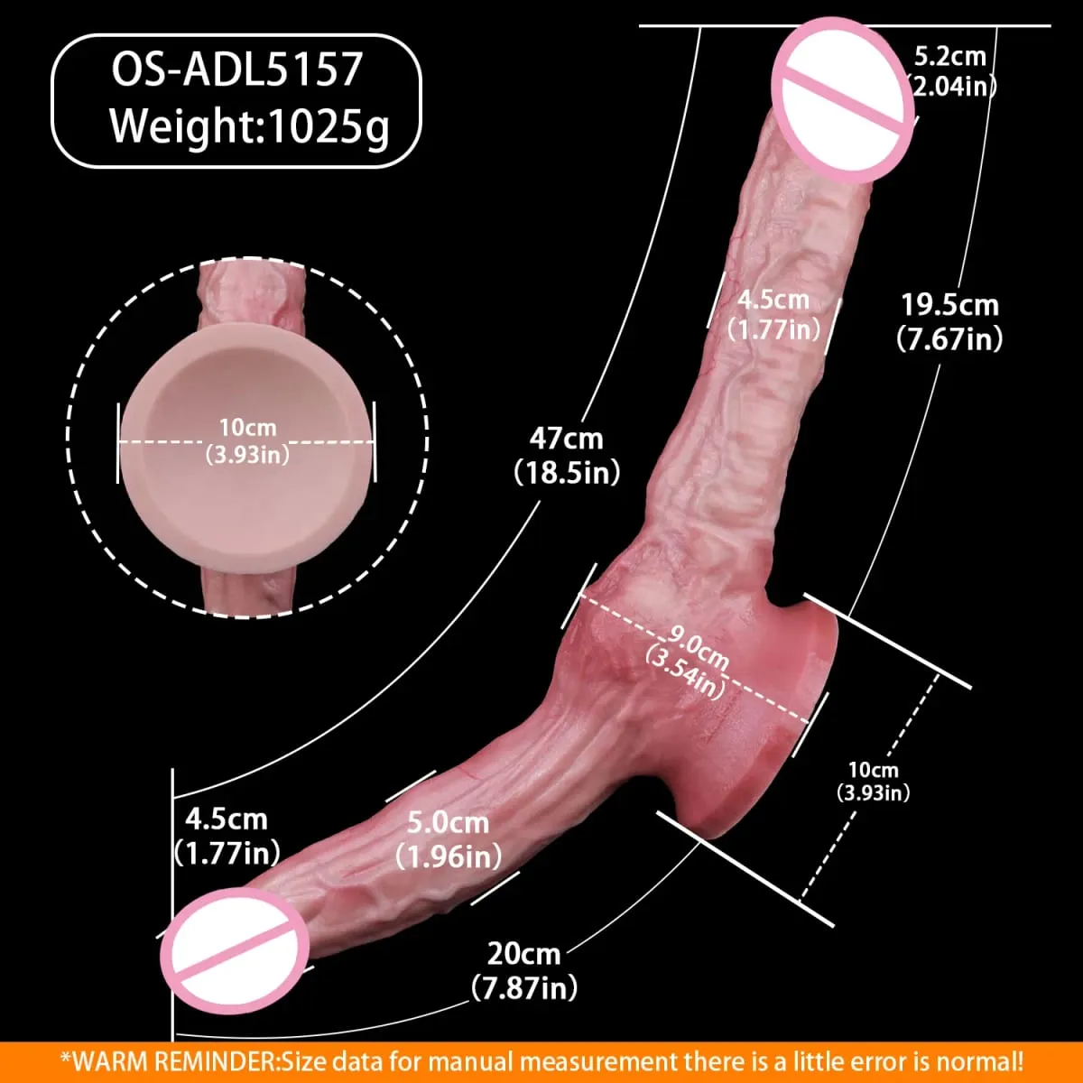 47 cm Realistische Lange Dildos Doppel Kopf Anal Vaginal Stimulator Sex Spielzeug Mit Sauger Für Lesbische Paare Homosexuell Männer erwachsene Werkzeuge