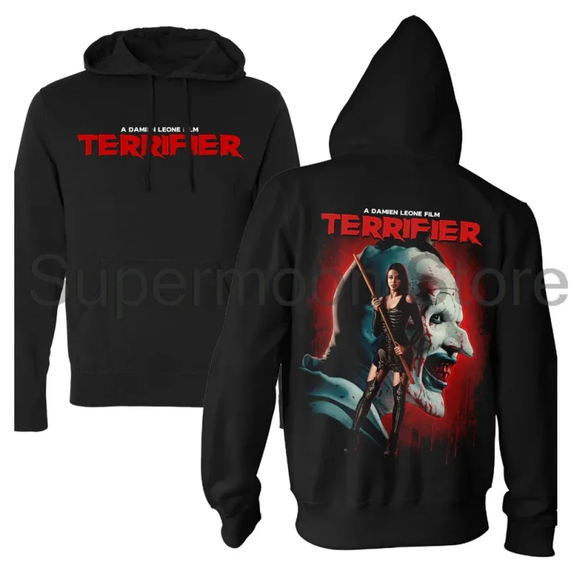 Terrifier Movie Hoodie Unisex Long Sleeve Streetwear Women Men Hooded Sweatshirts 3D Clothes