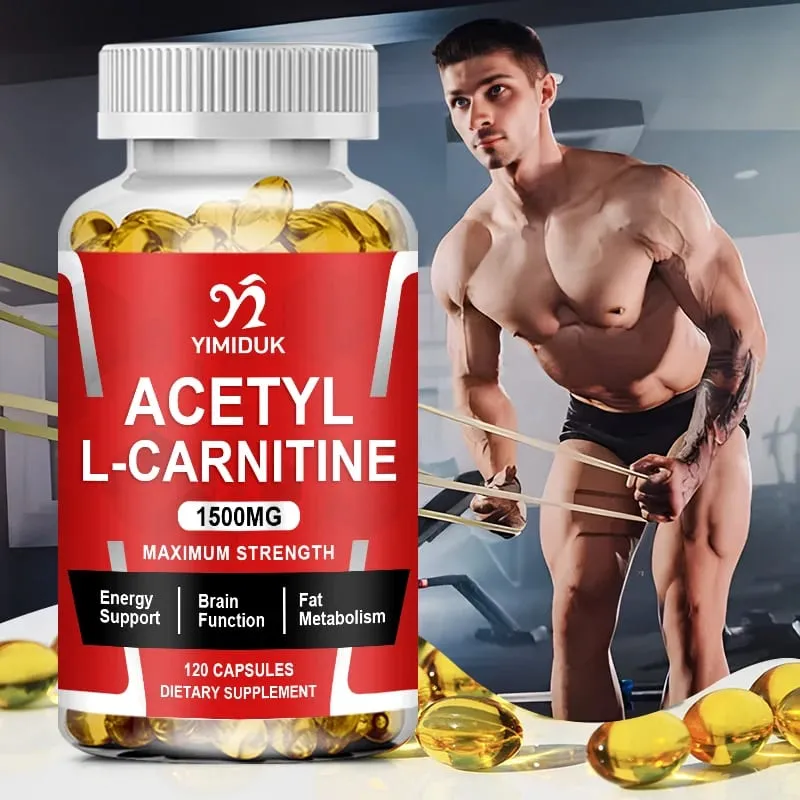 Buy 2 Get 2 Free! Pure Acetyl L-Carnitine Capsules Support Enhances Mental Clarity Mood & Learning Ability Cognitive Function — image 7